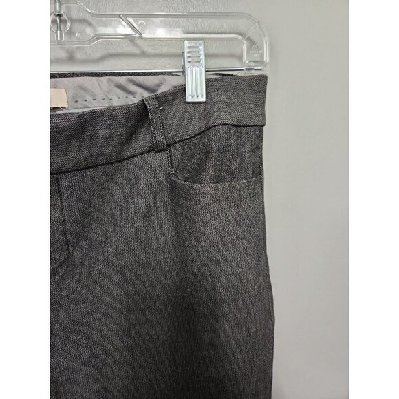 BANANA REPUBLIC Sloan Fit Crop Stretch Tri Blend Pants Gray Boot Cut 10 Short - Picture 2 of 6